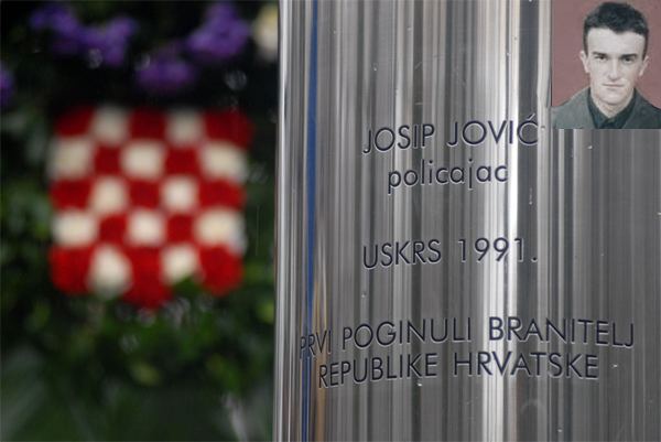 Josip Jović Prije 25 godina pala je prva rtva u Domovinskom ratu JOSIP JOVI