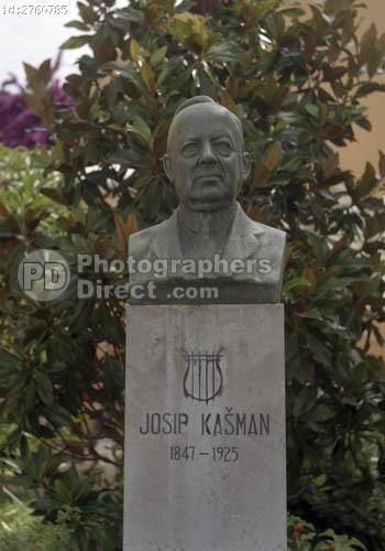 Josip Kašman PD Stock photo Josip Kaman Statue Also Known As Giuseppe
