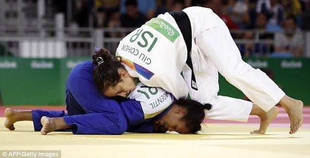 Joud Fahmy Saudi judo competitor 39forfeits her first round match to avoid going