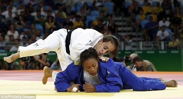 Joud Fahmy Saudi judo competitor 39forfeits her first round match to avoid going