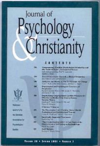 Journal of Psychology and Christianity