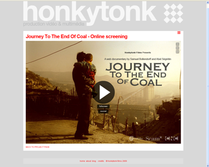 Journey to the End of Coal wwwinteractivedocumentarynetwpcontent200909