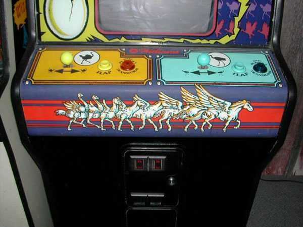 Joust 2: Survival of the Fittest Joust 2 Arcade Video Game of 1986 by Williams at wwwpinballrebelcom