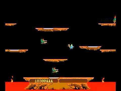 Joust (video game) JOUST ARCADE HD WILLIAMS 1982 RETRO CLASSIC MAME ARCADE GAME joust