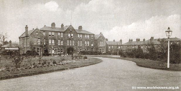 Joyce Green Hospital Joyce Green Hospital main approach driveway from the south c1910