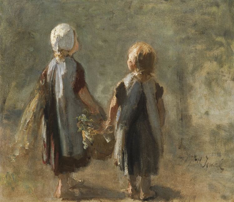 Jozef Israëls 1000 images about jozef israels on Pinterest Auction Oil on