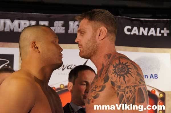 Jörgen Kruth Carvalho Kruth Sillen On Weight for Rumble of the Kings Matches