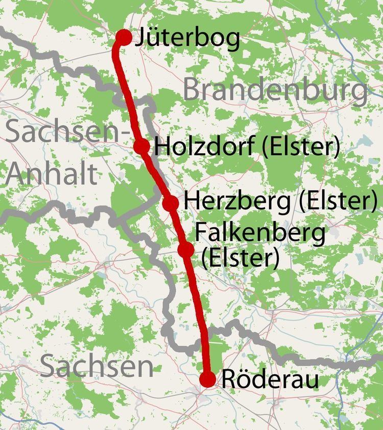 Jüterbog–Röderau railway
