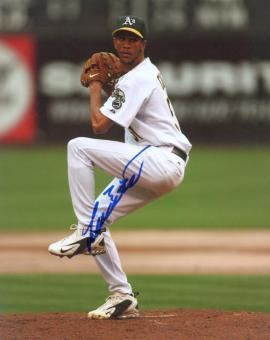 Juan Cruz (baseball) Juan Cruz Memorabilia Autographed Signed