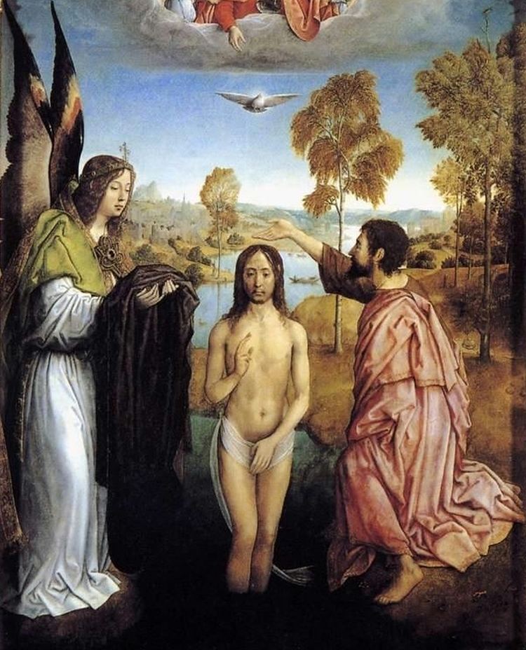 Juan de Flandes FileFlandes Juan de Baptism of Christ 149699