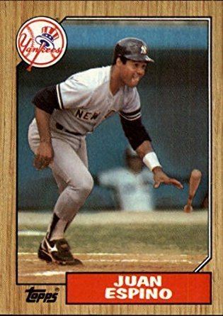 Juan Espino Amazoncom 1987 Topps Baseball Card 239 Juan Espino Mint