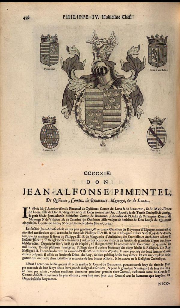 Juan Francisco Pimentel, 7th Duke of Benavente 420 1648 Juan Francisco Pimentel 7th Duke of Benavente 15941652