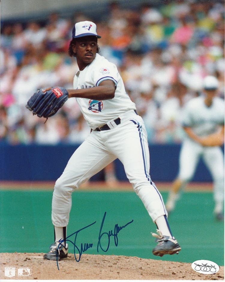 Juan Guzmán (baseball) Juan Guzman autographed Toronto Blue Jays 8x10 photo JSA Retired