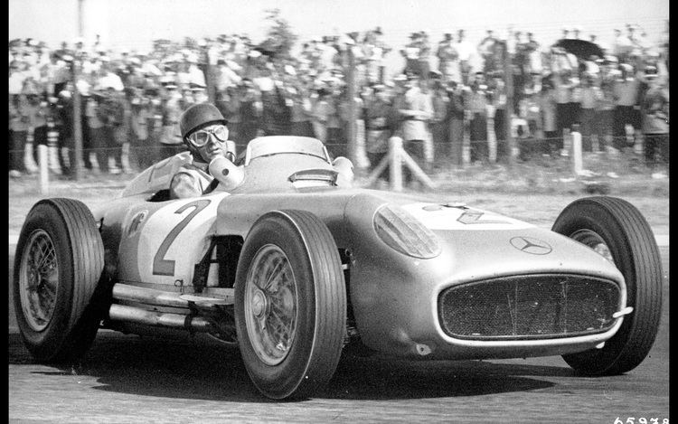 Juan Manuel Fangio 19541955 MercedesBenz W196 R Silver Arrow Monoposto