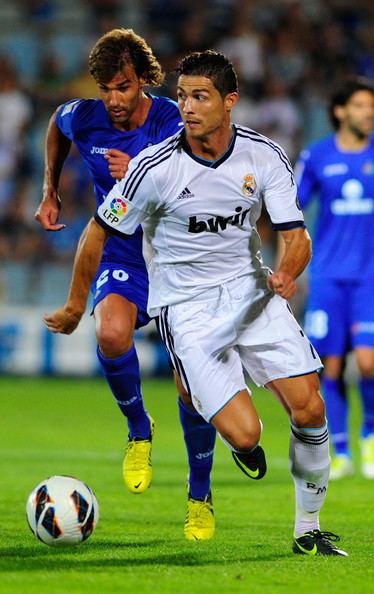 Juan Valera Espín Cristiano Ronaldo and Juan Valera Espin Photos Photos Getafe CF v