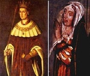 Juana Enríquez John II of Aragn and Juana Enriquez de Crdoba faternal