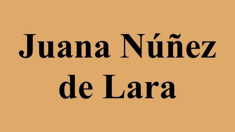 Juana Núñez de Lara Juana Nez de Lara YouTube