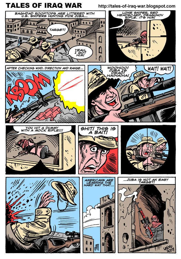 Juba (sniper) | Tales of Iraq War | A comic strip
