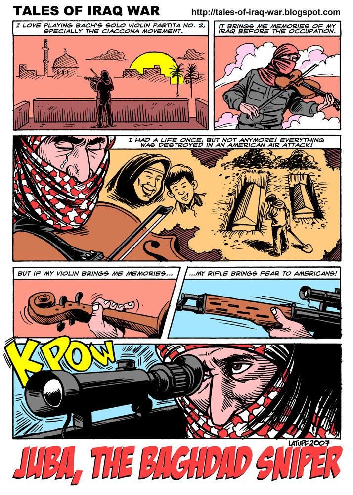 Juba (sniper) | Tales of Iraq War | A comic strip