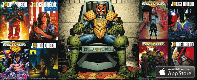 Judge (2000 AD) News 2000AD release 20 Judge Dredd graphic novels for iPad and iPhone