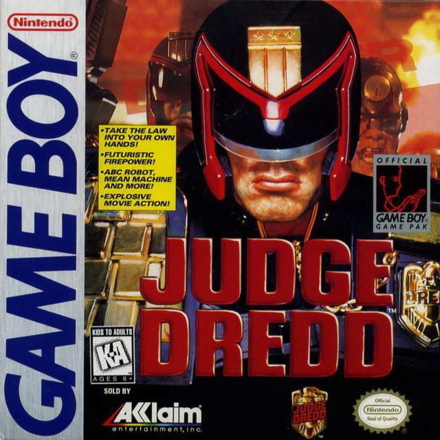 Judge Dredd (1995 video game) Judge Dredd Box Shot for Game Boy GameFAQs