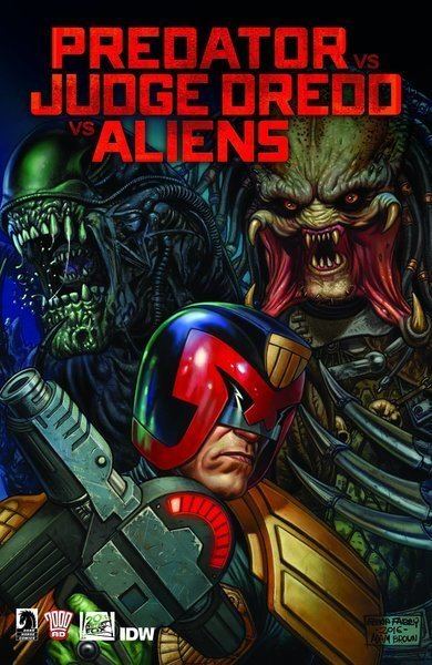 Judge Dredd vs. Aliens Showdown of the Century Predator vs Judge Dredd vs Aliens 1 Comic