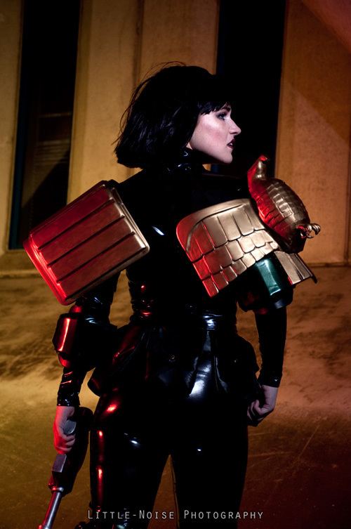 Judge Hershey Hershey from Judge Dredd Cosplay