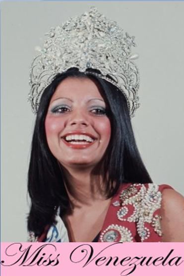 Judith Castillo MONARCAS DE VENEZUELA Miss Venezuela 1976 Judith
