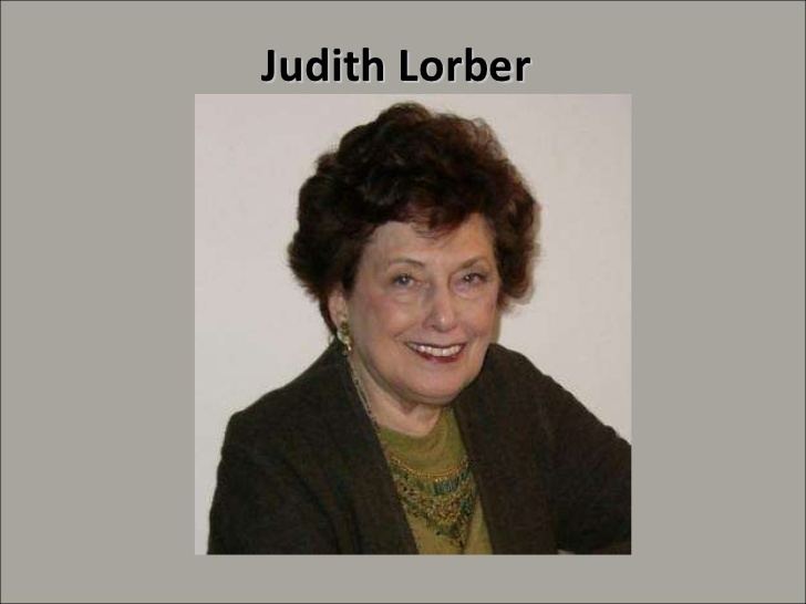 Judith Lorber imageslidesharecdncomthesocialconstructionofgen