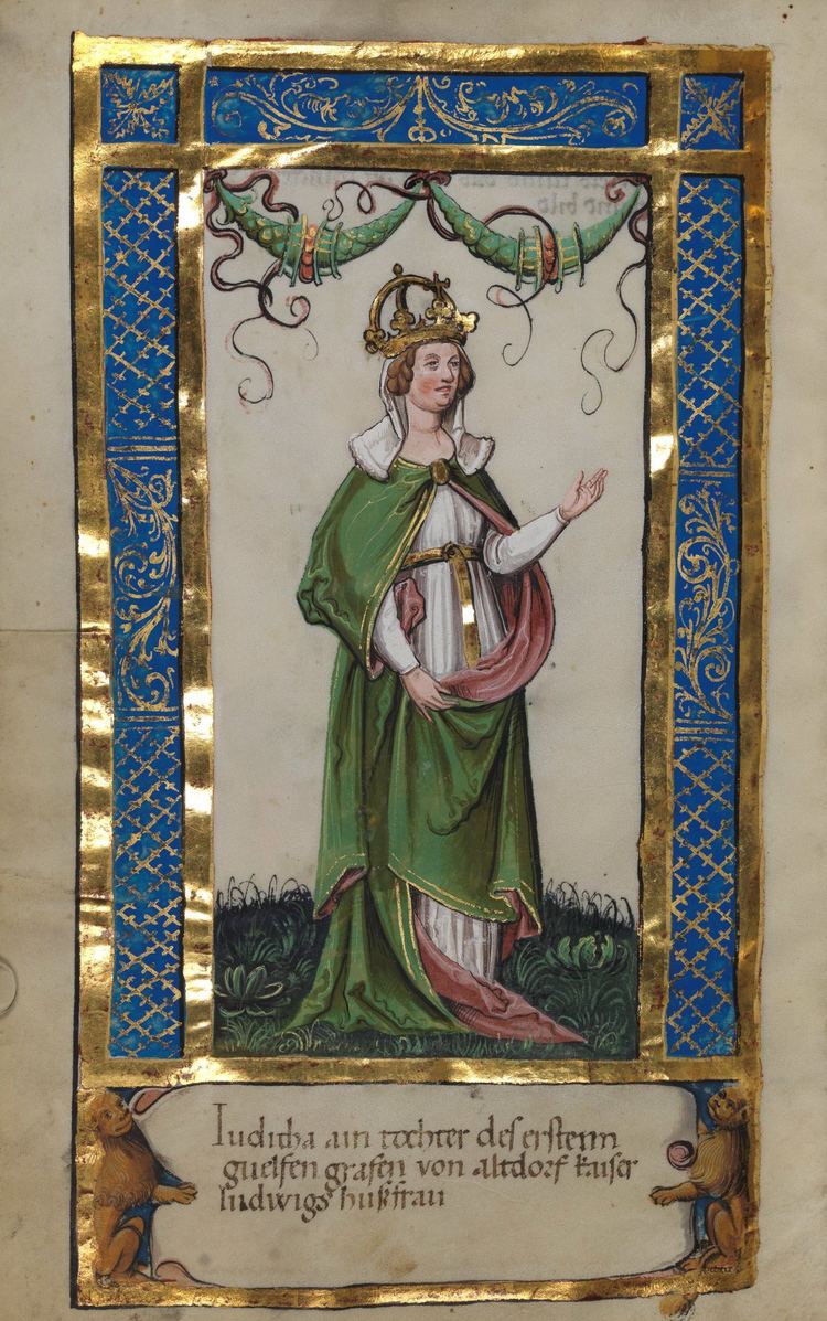 Judith of Bavaria (died 843) Judith of Bavaria died 843 Wikipedia