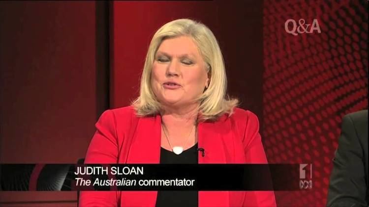 Judith Sloan Judith Sloan says childcare workers are dimwitted shes a big