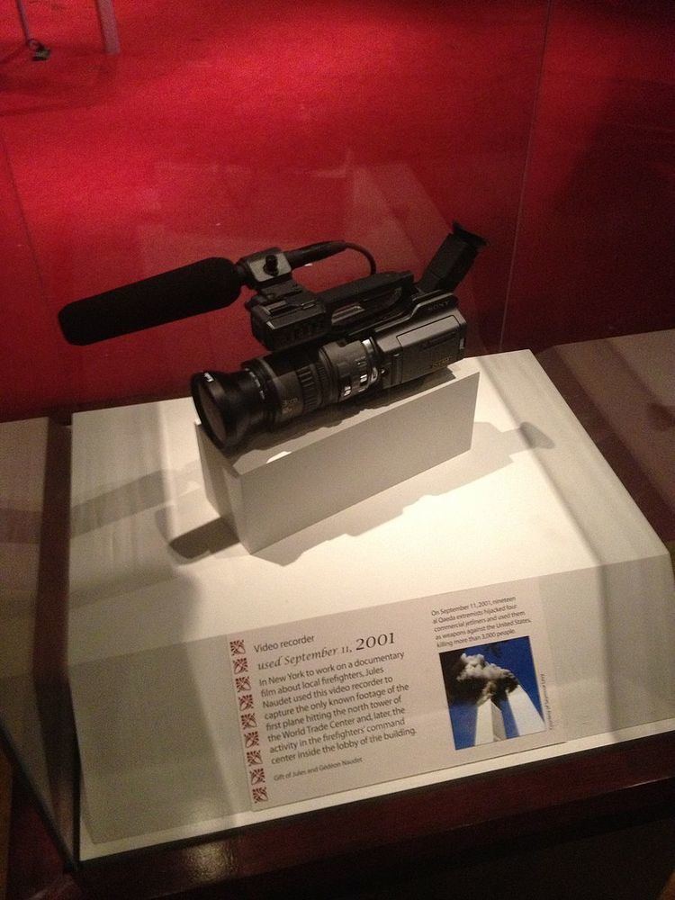 Camera used by Jules Naudet that captured Flight 11 crashing into the North Tower of the World Trade Center