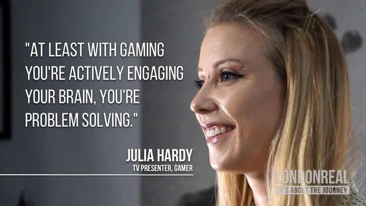 Julia Hardy Julia Hardy on TV vs Gaming YouTube