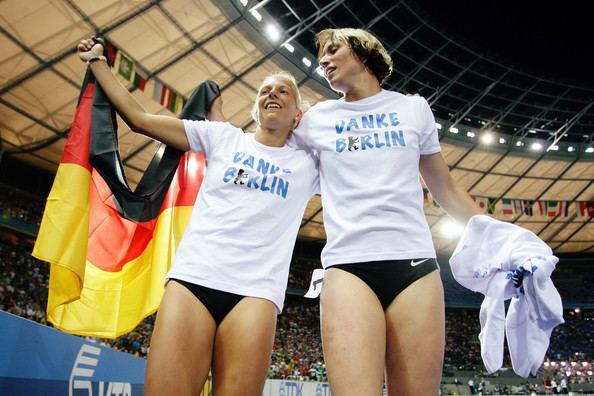 Julia Machtig Jennifer Oeser and Julia Mchtig Photos 12th IAAF World