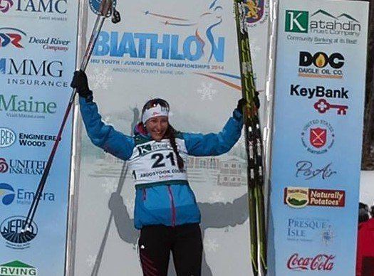 Julia Schwaiger BiathlonJuniorenWM Julia Schwaiger holt sich Gold im Einzelbewerb