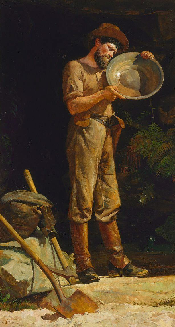 Julian Ashton The prospector 1889 by Julian Ashton The Collection Art