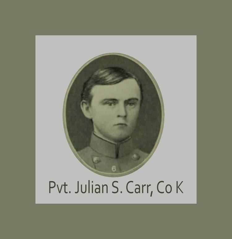 Julian Carr (industrialist) PVT JULIAN S CARR Co K of the 3rd NC Cavalry 41st regiment