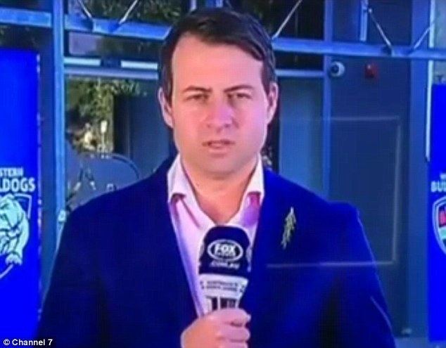 Julian de Stoop AFL Fox News reporter Julian de Stoop caught sneezing live on