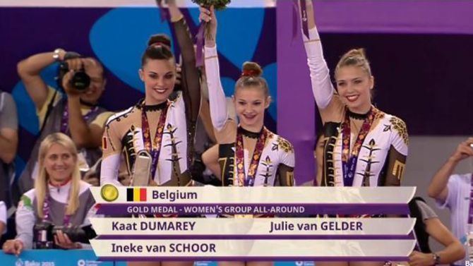 Julie Van Gelder Gold and silver for Belgium at European Games