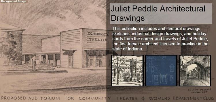 Juliet Peddle BSU Digital Media Repository News Juliet Peddle Architectural Drawings