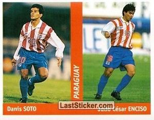 Julio César Enciso Sticker 178 Danis SotoJulio Cesar Enciso DS World Cup France 98