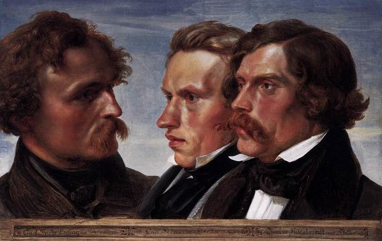 Julius Hübner FileJulius Hbner Carl Friedrich Lessing Carl Sohn and Theodor