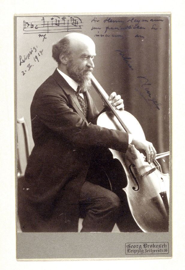 Julius Klengel Julius Klengel cellist Georg Brakesch FAMSF Explore the Art