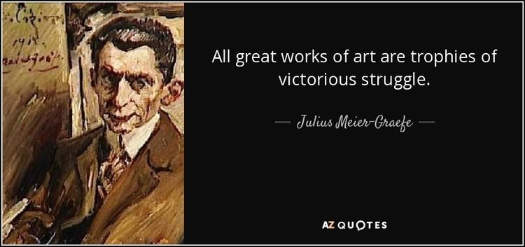 Julius Meier-Graefe QUOTES BY JULIUS MEIERGRAEFE AZ Quotes