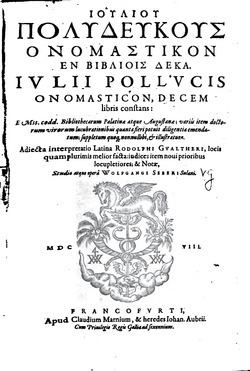 Julius Pollux httpsuploadwikimediaorgwikipediacommonsthu