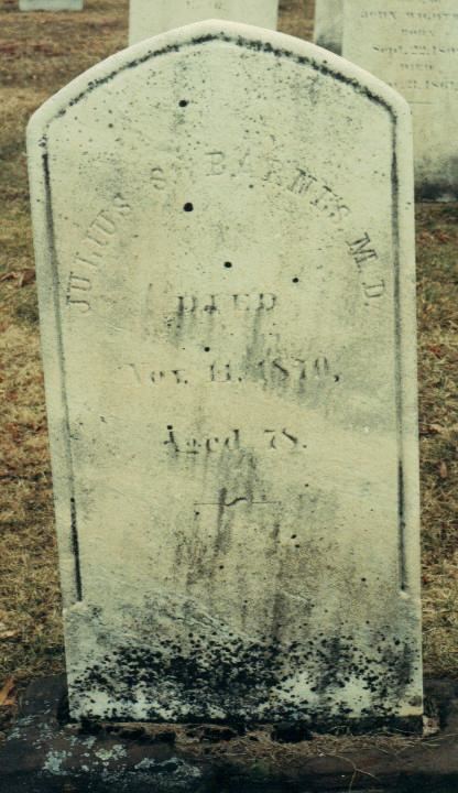 Julius Steele Barnes Dr Julius Steele Barnes 1793 1870 Find A Grave Memorial