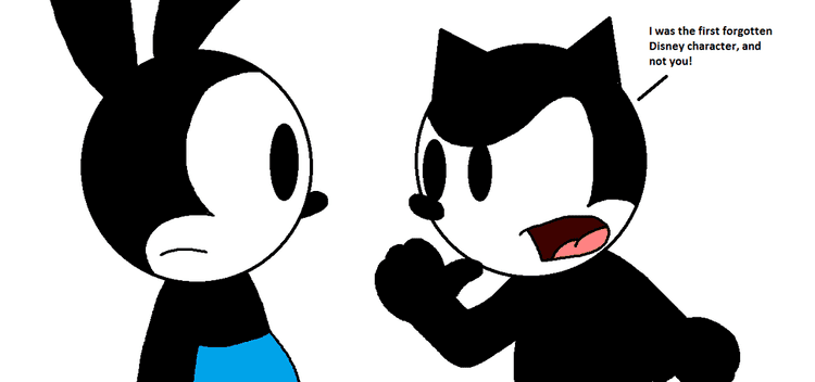 Julius the Cat Julius tells to Oswald that he is forgotten toon by MarcosPower1996