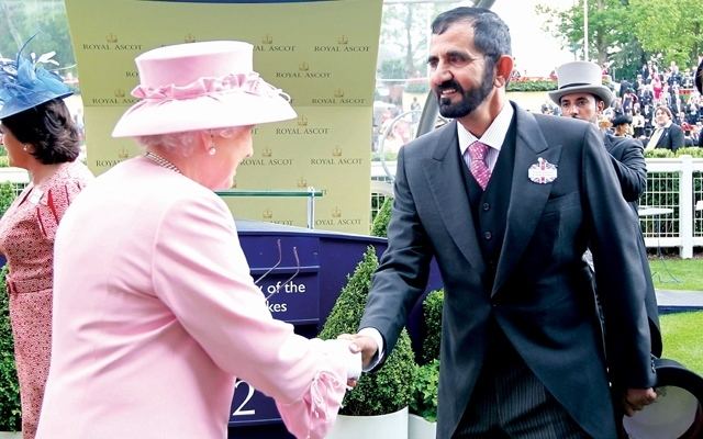 Juma Al-Maktoum Mohammed bin Rashid Al Maktoum and his wife Sheikha Hind