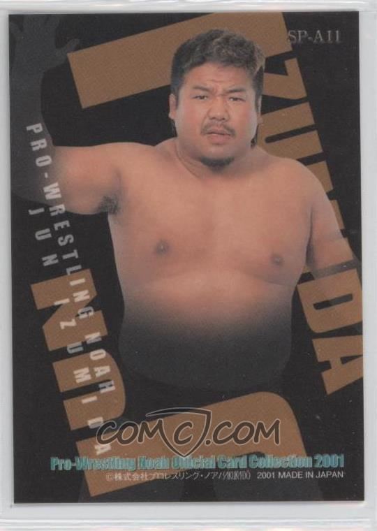 Jun Izumida 2001 ProWrestling Noah Official Card Collection Special SPA11