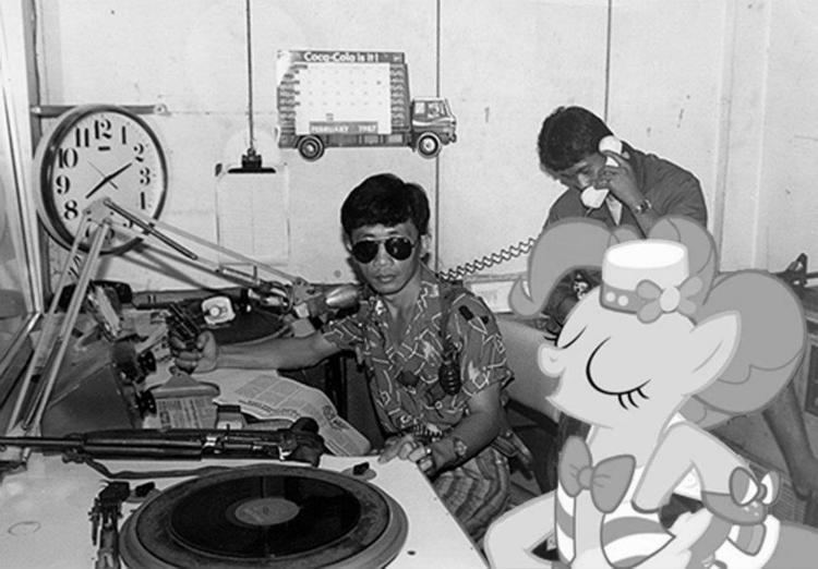 Jun Pala Jun Pala And Pinkie Pie At The Radio Booth by RicRobinCagnaan on